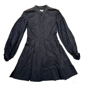 KHAITE Black Long Sleeve Dress